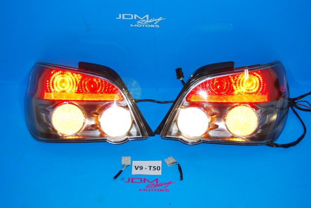 JDM Subaru WRX STI Ver 9 Tail Lights (2006-2007)