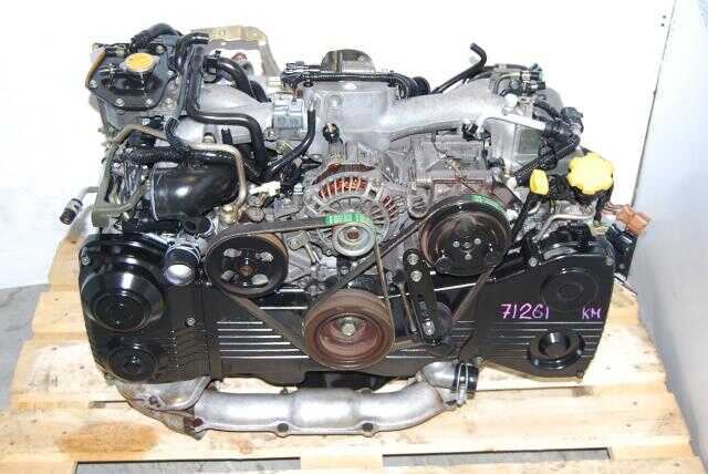 Used Subaru EJ205 DOHC Quad Cam Turbo Engine with AVCS function.