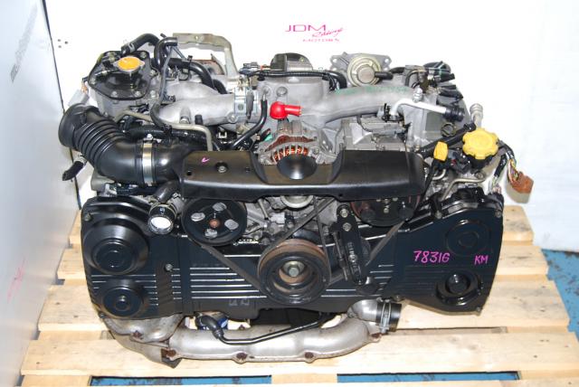 Used Subaru WRX 2002-2005 DOHC EJ205 Motor,  2.0L Quad Cam AVCS TD04 Turbo Engine