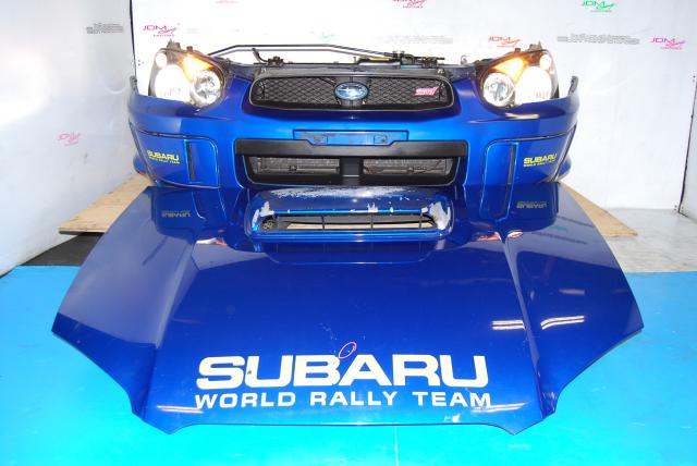 Used Subaru WRX STi v8 Nose Cut, HID Headlights, Fenders, Hood Scoop with Splitter & Foglight Covers