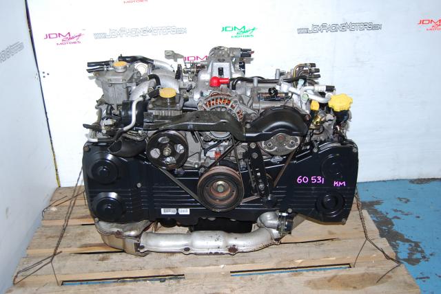 Used Subaru EJ205 Motor, 2.0L DOHC Turbo WRX 2002-2005 Quad Cam Engine