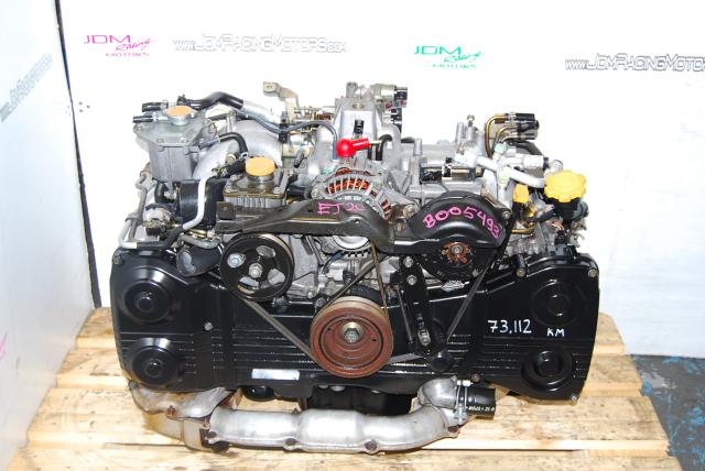 Used Subaru EJ205 Engine, DOHC TD04 Turbo Model Quad Cam WRX Motor