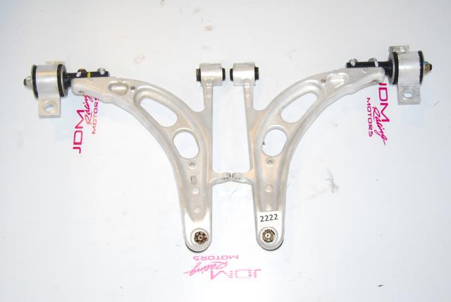 Forester SG Front Lower Aluminum Control Arms with Adapter Cones, Ball Joints and Bushings