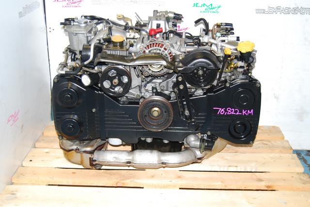 USED SUBARU WRX EJ205 TURBO ENGINE, 2.0 QUAD CAM 2002-2005 IMPREZA