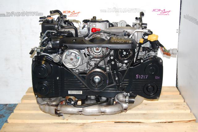Used Subaru WRX 2002-2005 EJ205 Motor, Quad Cam AVCS Turbo Model 2.0L Engine