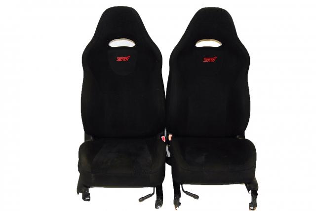 SG9 Forester 2003-2008 Driver & Passenger Seats, JDM STi  Black SG Front Seating