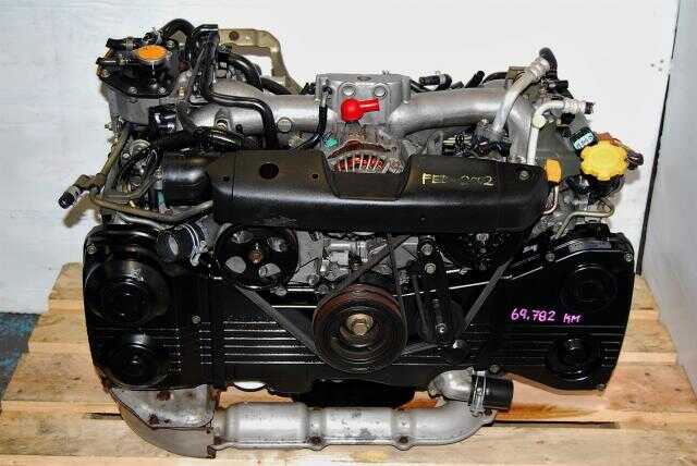 WRX 2002-2005 EJ205 Engine, DOHC AVCS EJ20 Motor with TF035 Turbo & Boost Control Solenoid