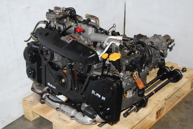 WRX 02-05 EJ20T AVCS Engine & Transmission, Quad Cam Turbo 2.0L EJ205 Motor & 5MT LSD Package