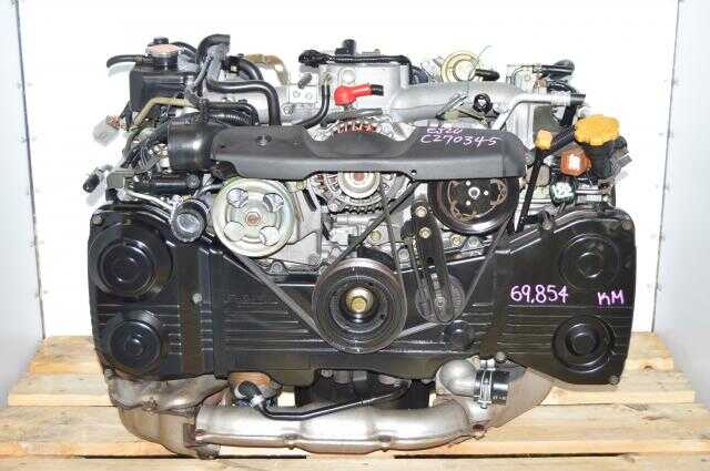 Used Subaru EJ205 TD04 Turbocharged Engine For Sale, JDM DOHC AVCS 2.0L Motor Swap