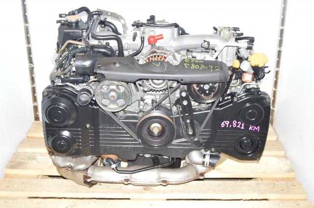Used Subaru EJ205 Turbocharged TD04 AVCS Engine For USDM WRX 2002-2005 DOHC 2.0L