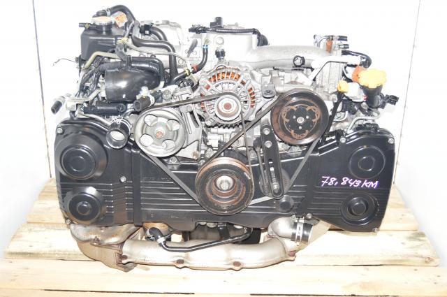 Used Subaru AVCS EJ205 WRX 2002-2005 TD04 Turbocharged DOHC 2.0L Engine Package For Sale