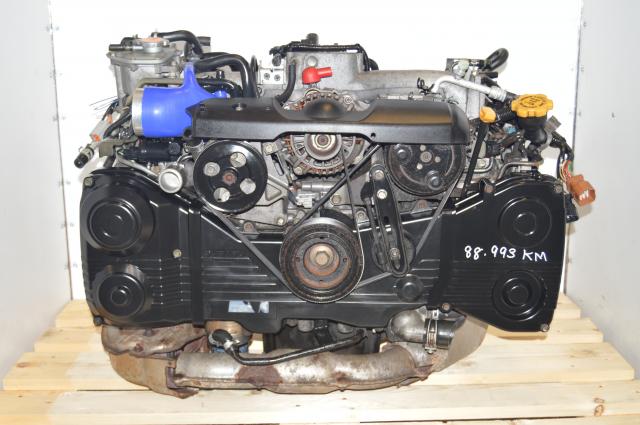 Subaru WRX 2.0L DOHC VF30 Turbocharged EJ205 2002-2005 Engine Swap for Sale with Pink Injectors