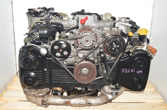 Used JDM EJ205 AVCS Engine TD04 Turbocharged WRX 2.0L DOHC Replacement Engine Motor Swap