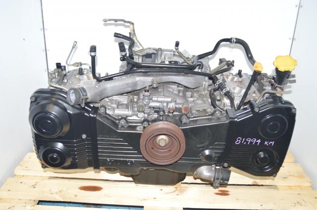 JDM Subaru WRX EJ205 DOHC 2.0L Long Block 2002-2005 Replacement Motor For Sale Avcs capable