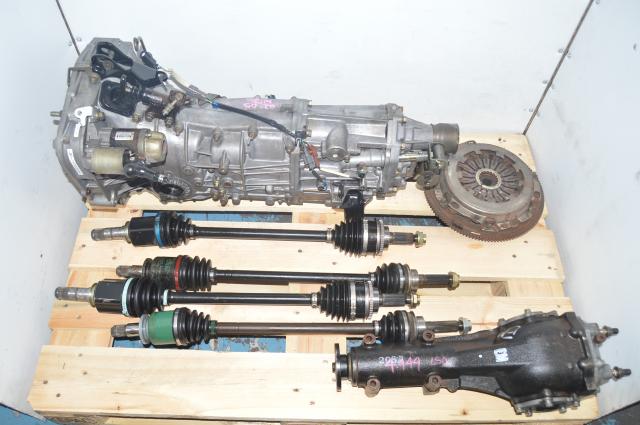 Used JDM Subaru WRX 5MT Replacement 4.44 Transmission Package w/LSD Rear Diff, Axles, Clutch