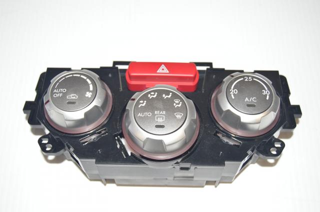Used Subaru GR Climate Control Unit Assembly with Adjustment Knobs, WRX / Impreza / STi 2008-2014 For Sale