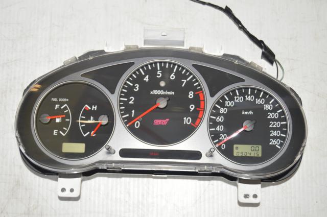 Subaru WRX STI Version 7 Speedometer 10k RPM Rare Instrument Cluster w/Shift Light & DCCD for 2002-2007 Models