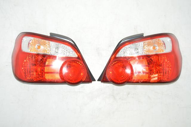 Version 8 Subaru WRX STI Red Rear Tail Lights For Sale for 2002-2007 Subaru Impreza WRX & STI