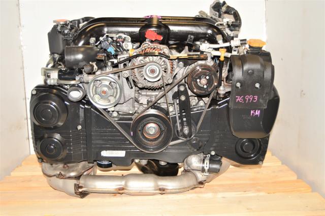 Used Subaru WRX 2.5L EJ255 DOHC Dual-AVCS Replacement Turbocharged Low Mileage Engine Swap for Sale