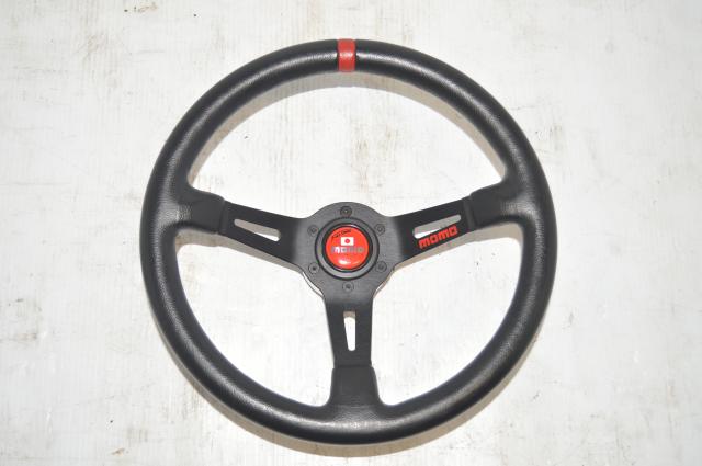 Used JDM Subaru GDB STi 2002-2007 Momo Racing Quick Release Steering Wheel with Adapter for Sale