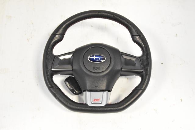 Used JDM Subaru VA STi 2015+ Steering Wheel Assembly for Sale with Electronic Dash Control Options