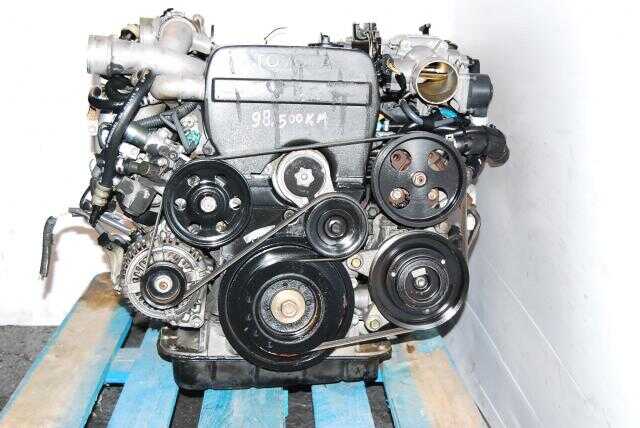 JDM 1JZ GTE TWIN TURBO ENGINE TOYOTA 1JZ GTE MOTOR, front oil pan, wiring ECU