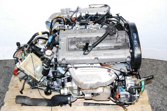 JDM 4G63 Silver Top Engine DOHC 2.0L Turbo MT 2WD Mitsubishi  Eclipse Motor