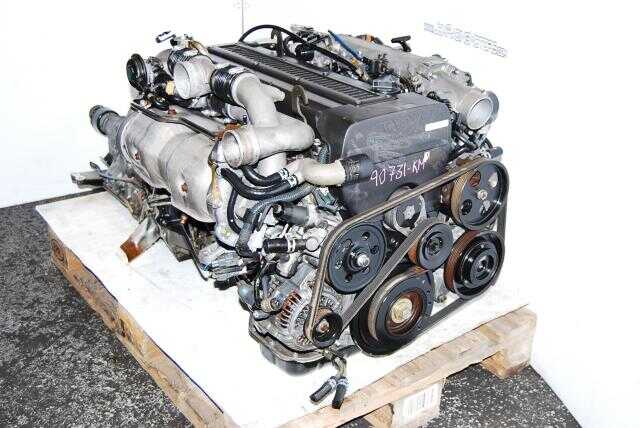 JDM TOYOTA 1JZ GTE Engine with Automatic transmission, wiring ECU