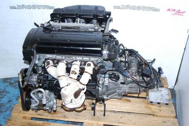 JDM Toyota 4A-GE 20 Valve Blacktop engine, Twin Cam Fifth Generation Motor with Manual Transmission & ECU