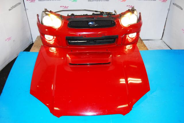 Used Subaru v8 Nose Cut, WRX Wagon Front End Conversion with HID Headlights, Ballasts, Foglights, Radiator & Rad Support