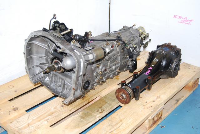 Used Subaru TY755VB3AA Transmission & Rear 4.44 LSD Differential, Replacement Transmission for WRX 2005