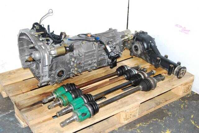 Used Subaru TY754VN2AA 5 Speed Manual Transmission, JDM TY755VB3AA WRX Replacement 5MT with 4.444 Rear Differential