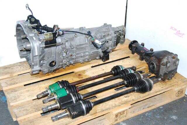 Used Subaru TY754VV4AA 5 Speed Manual Transmission, JDM TY755VB3AA WRX Replacement 5MT with 4.444 Rear Differential