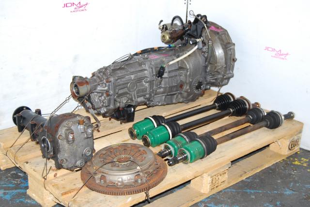 WRX Impreza TY754VN2AA 5 Speed Manual Transmission, JDM TY754VB4AA 5MT with Axles and 4.444 Rear Differential