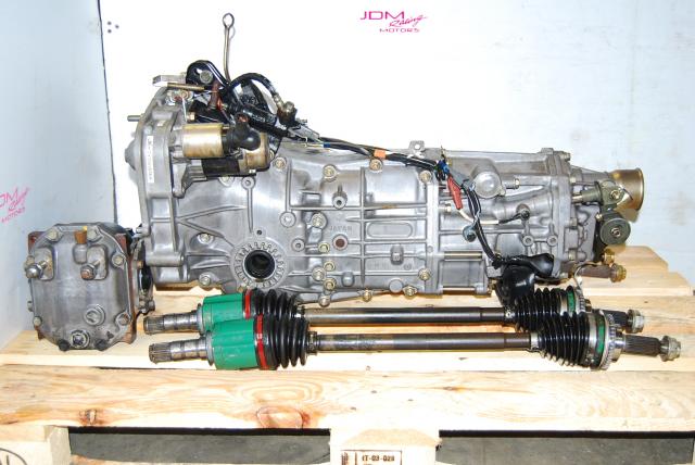 USED SUBARU 5 SPEED WRX TRANSMISSION PACK, TY755VB5BA WITH AXLES AND DIFF