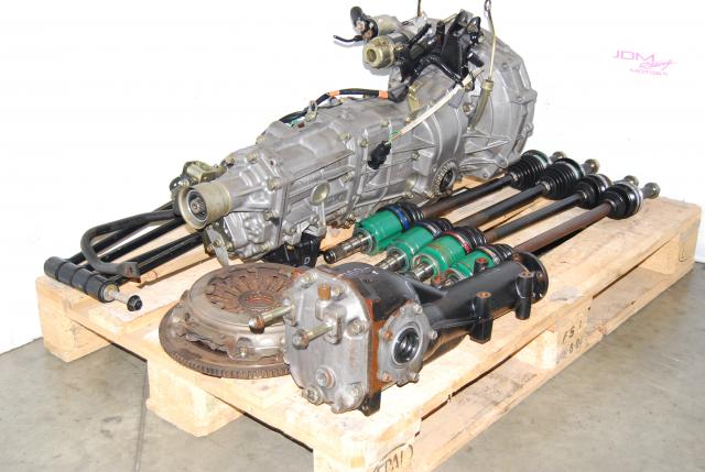 Used WRX 02-05 TY754VZ6AA 5MT Replacement, JDM TY755VB4BA Transmission, 4.444 Diff, Axles & Lateral Links