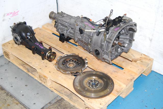 Subaru WRX 2005-2007 TY754VB6AA 5 Speed Manual Transmission, JDM TY755VB3AA Replacement 5MT with 4.444 LSD Differential
