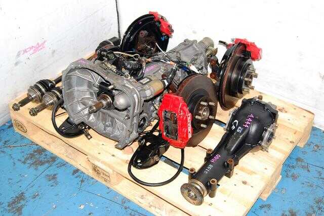 Used WRX 2002-2005 TY754VN2BA 5MT Replacement, JDM TY755VB5BA Transmission, 4.444 Diff & Complete Brake Kit