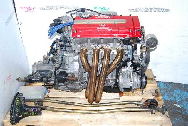 JDM Acura Integra B18C Type-R Engine with Mugen Headers, DC2 OBD2A Civic Motor & S80 LSD Manual Transmission Complete Package