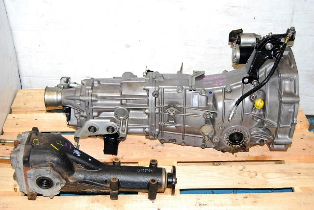 Subaru WRX 2008-2009 TY758VW1AA 5MT Replacement, JDM Push Type 5 Speed Transmission with 4.11 LSD Differential