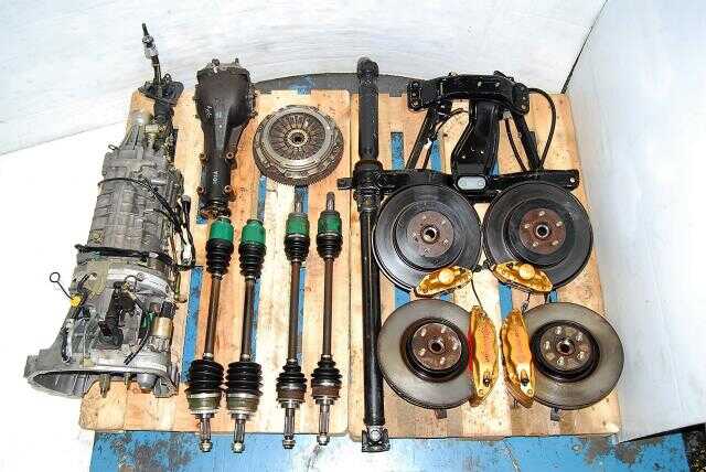 WRX STi 2002-2007 TY856WB3KA Transmission For Sale, Version 8 DCCD Complete 6MT Package