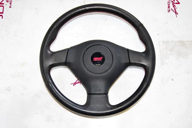 Version 9 WRX STi OEM 2006-2007 Steering Wheel with SRS Airbag For Sale