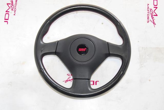 JDM WRX STi 2006-2007 v9 Steering Wheel with SRS Airbag For Sale