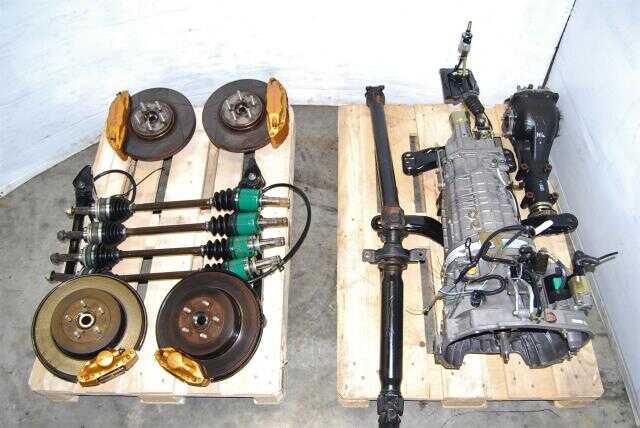 JDM 6 Speed TY856WL4CC Transmission with R180 STi Diff, Brembo Setup & Axles For Sale, Forester STi 6MT Package