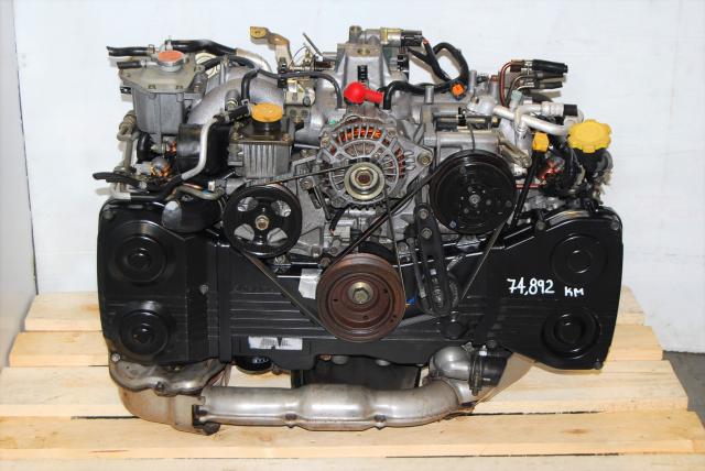 JDM EJ20 Turbo Motor Replacement For Sale, DOHC 02-05 2.0L EJ205 Turbo Engine