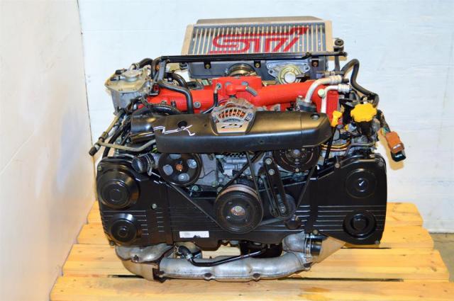 JDM Forester STi EJ255 2.5L Motor with VF41 Turbo, Subaru DOHC 2004-2007 Engine For Sale