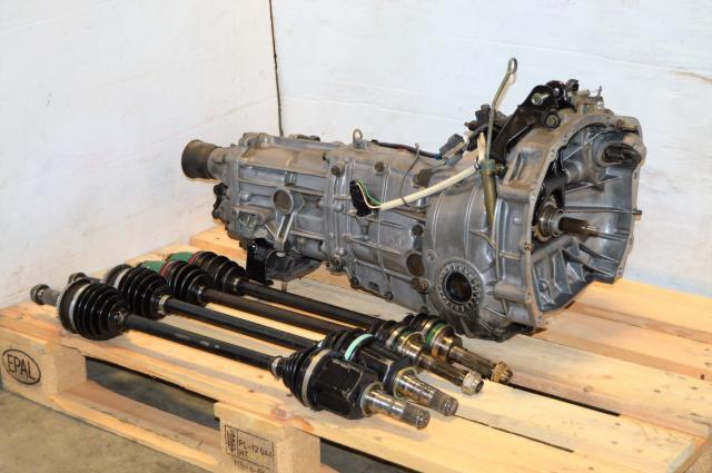 WRX 02-05 5 Speed Manual Transmission Swap For Sale with 4.444 R160 Matching Rear Diff and 4 Corner Axles