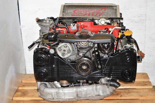 JDM WRX STi EJ207 Version 8 Motor Package with VF37 Twin Scroll Turbo & Downpipe For Sale