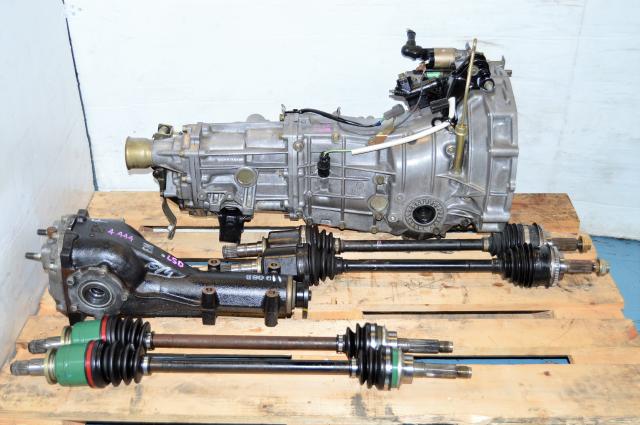 Impreza WRX Replacement 5 Speed Transmission, JDM TY754VB5AA 5MT with 4.444 LSD Rear Diff & Axles For Sale