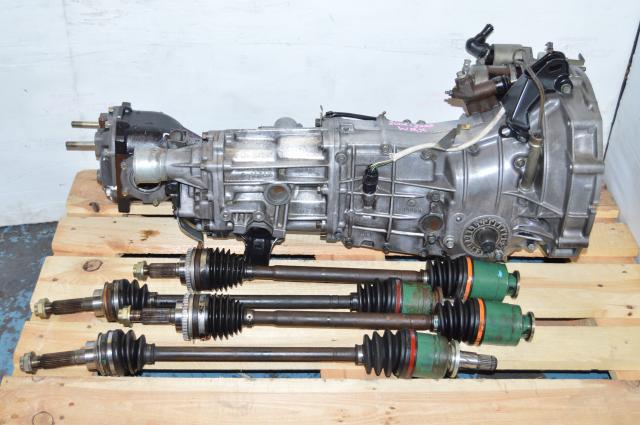 WRX TY754VV4AA Replacement Transmission Package, JDM TY755VB1AA 4.444 5MT with Axles & Matching Rear Diff